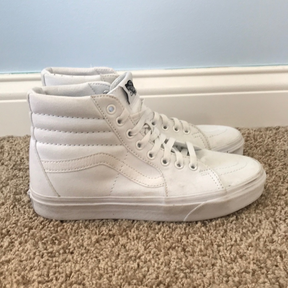 White High Top Vans